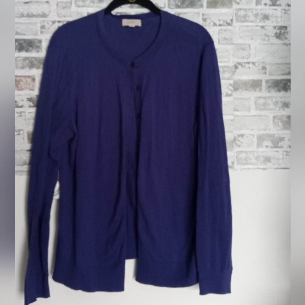 LOFT  Deep Blue Cardigan Sweater